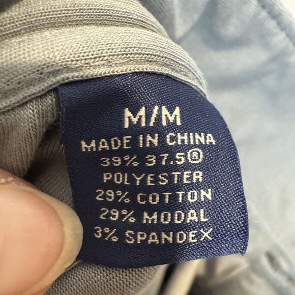 Tommy Bahama Island Zone Short Sleeve Shirt Men's Size Medium Gray Blue - Picture 10 of 12